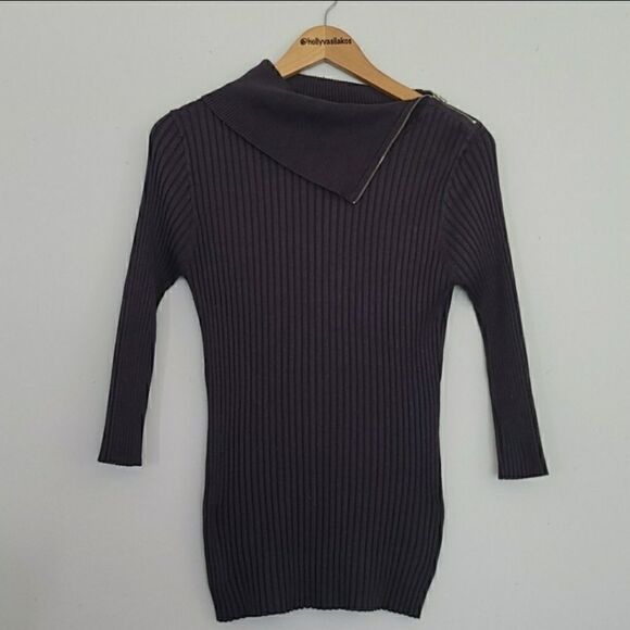 Women's Gray Sweater - Size L - Picture 2 of 3